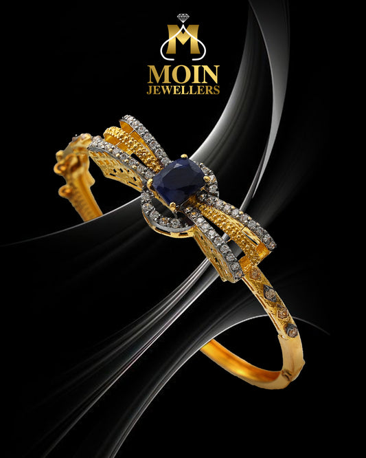 Single Stone Gold Bracelet Design