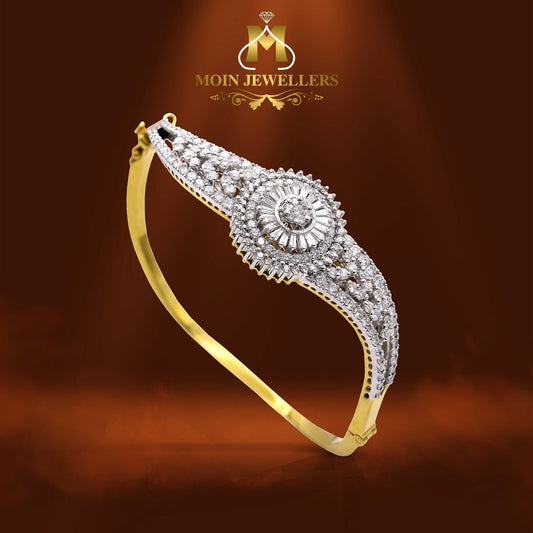 Diamond Style Gold Bracelet