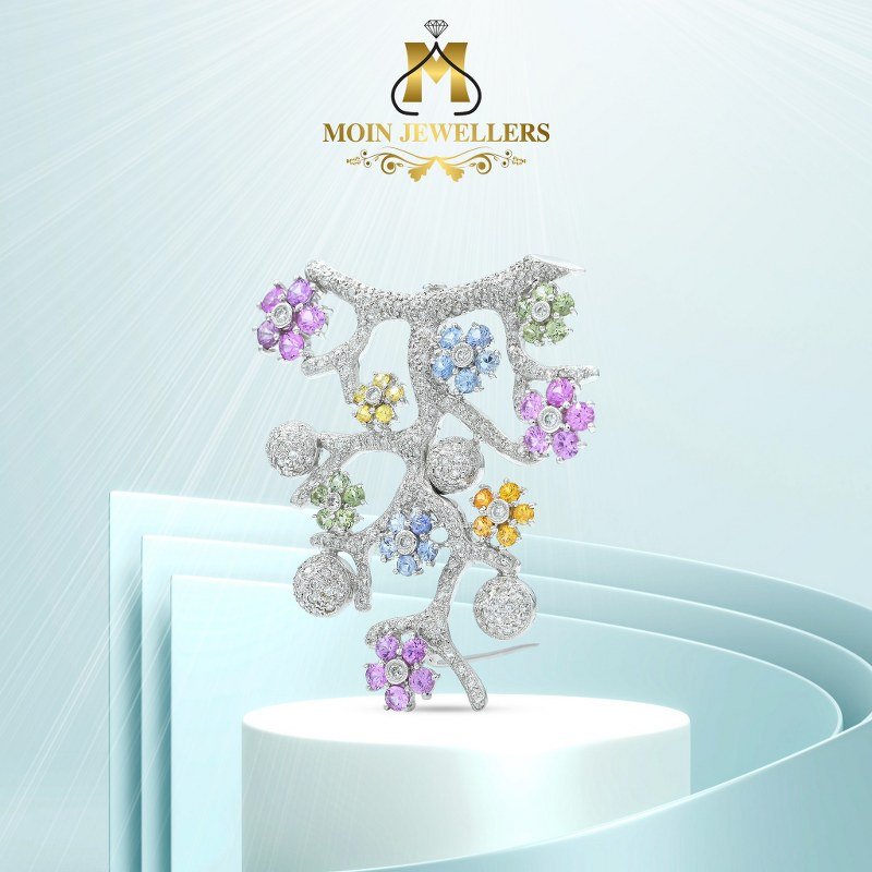 Diamond Brooch Design