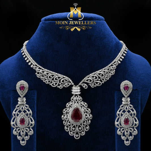 Pakistani Diamond Necklace Design