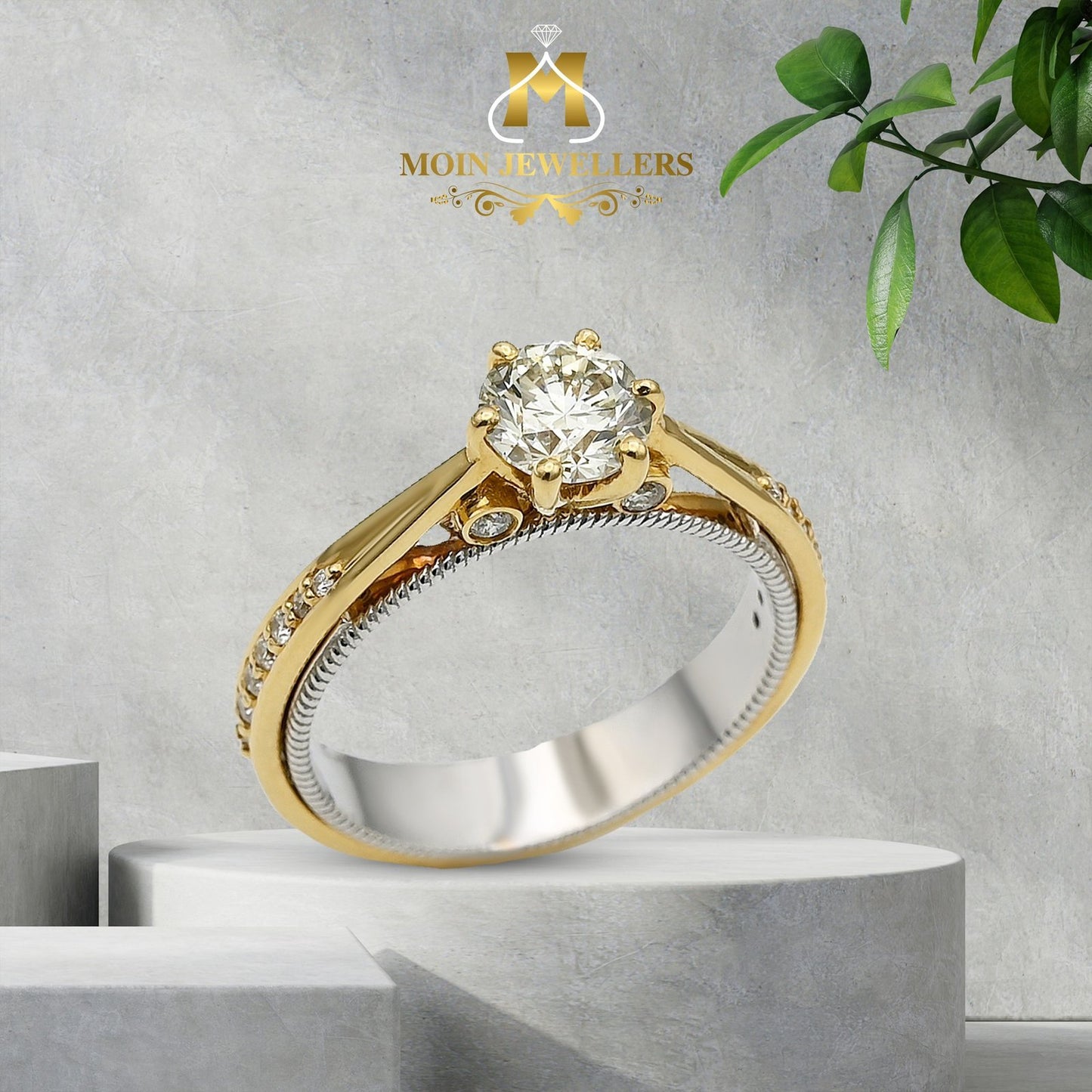 Diamond Style Gold Ring Design