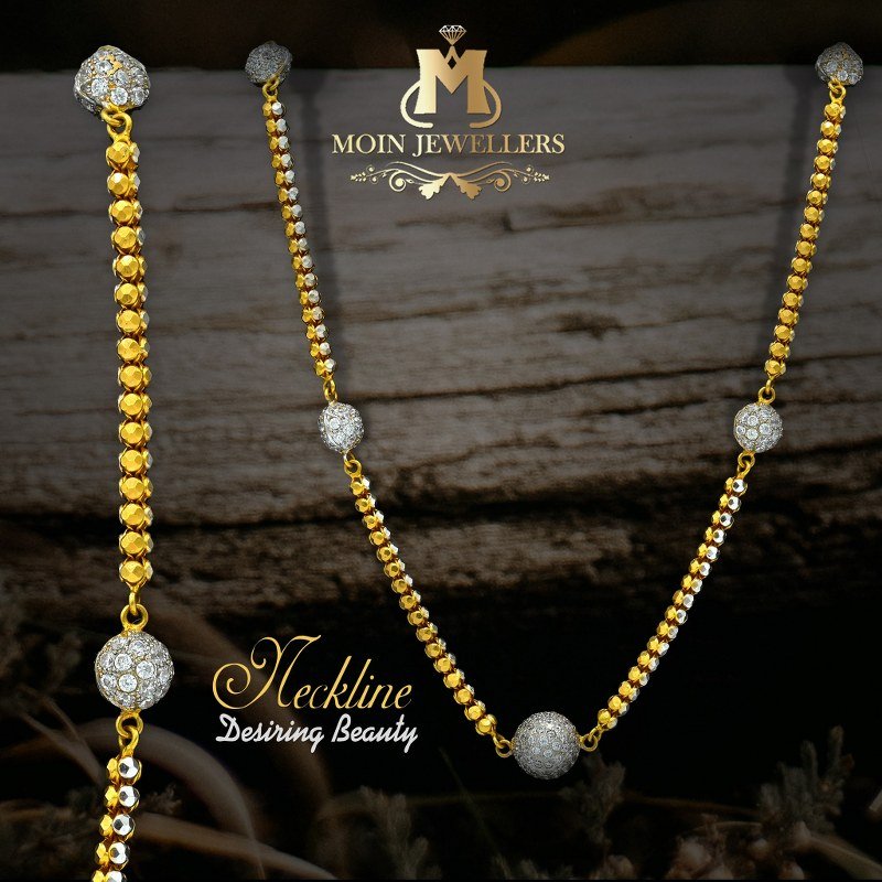 Pearl Gold Chain Design