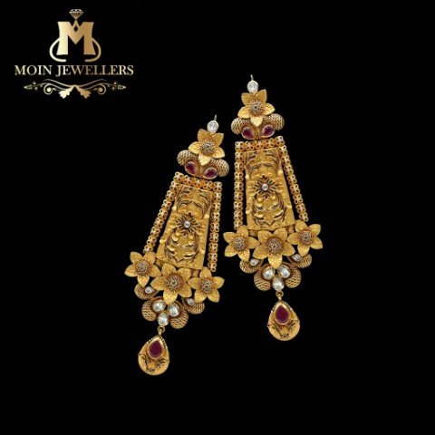 Pakistani Gold Earring Design