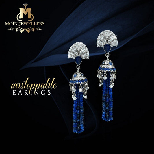 Blue Earring Design