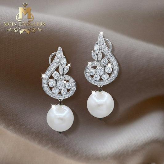 New Pearl Gold Earring Design