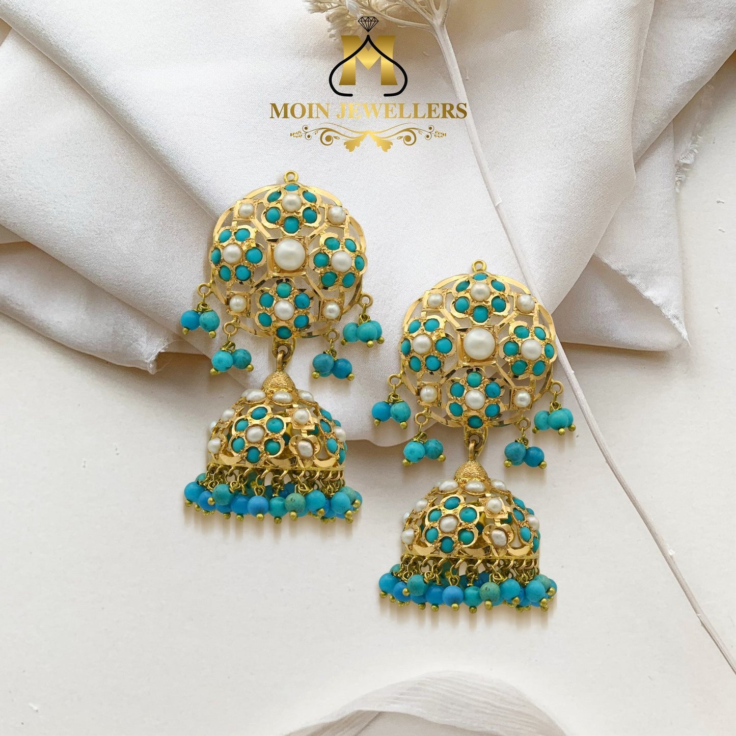 Engagement Gold Earring Design