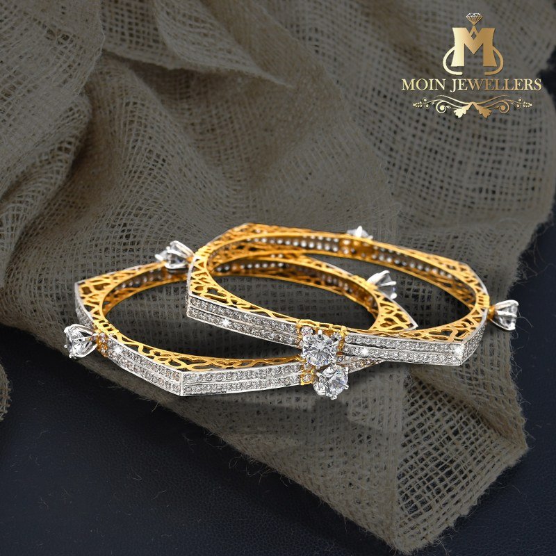 Diamond Gold Kara Design