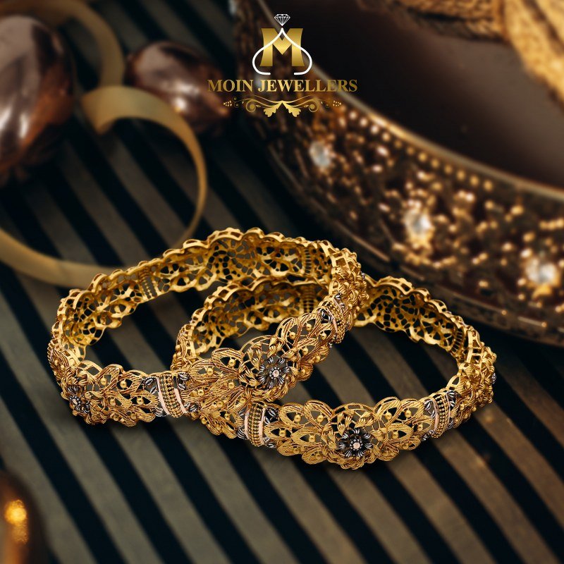 Gold Bangles Kara Design