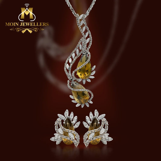 Gold Pendant Set Design