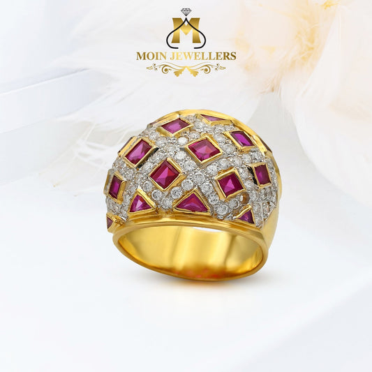 Gold Ring Design for Ladies