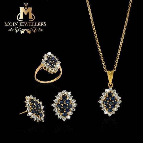 Gold Pendant Set Design