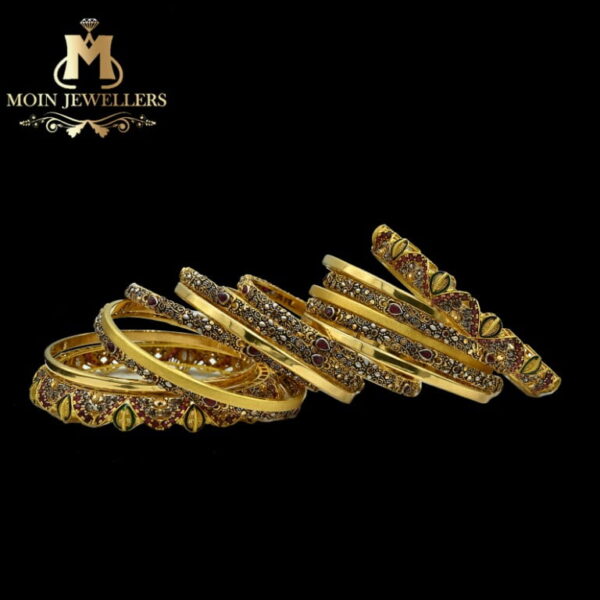 Gold Bangle Design 005