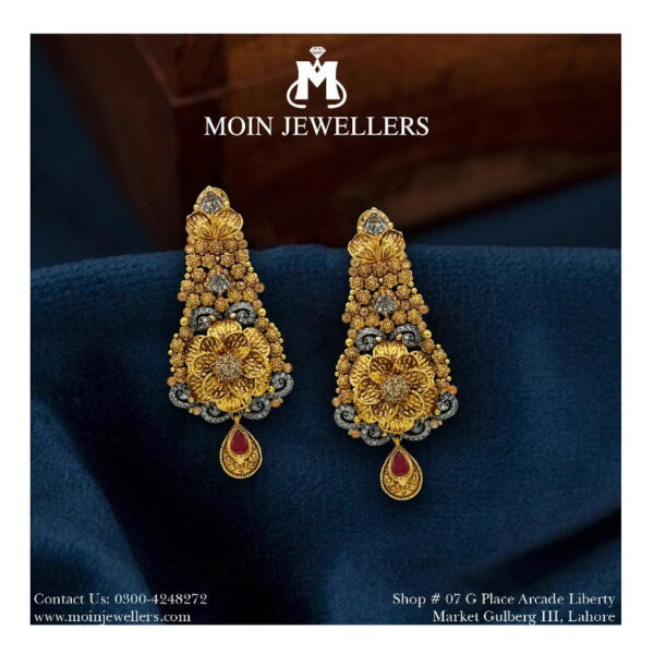 Gold Earring Design 0042