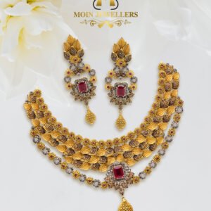 Gold Necklace Design 076